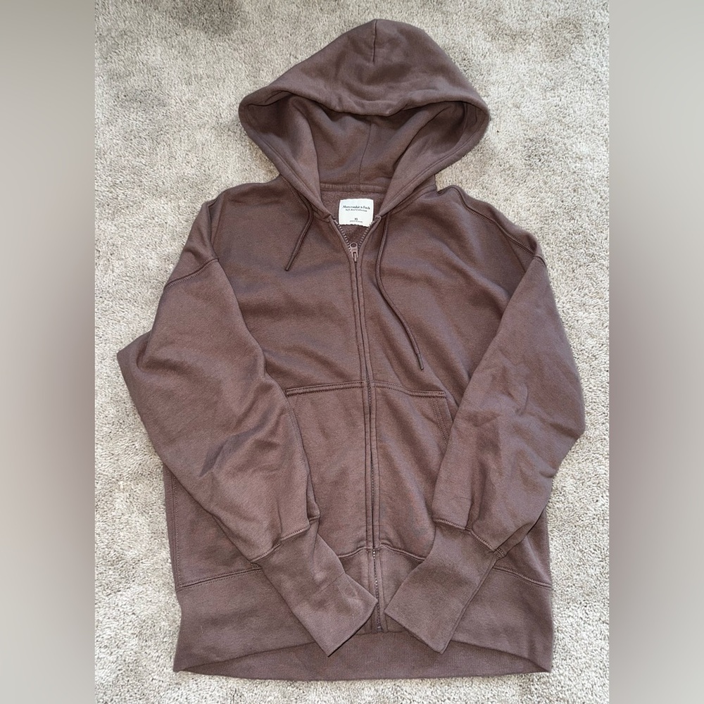 Gently Worn Abercrombie Soft AF Collection Zip Up Hoodie